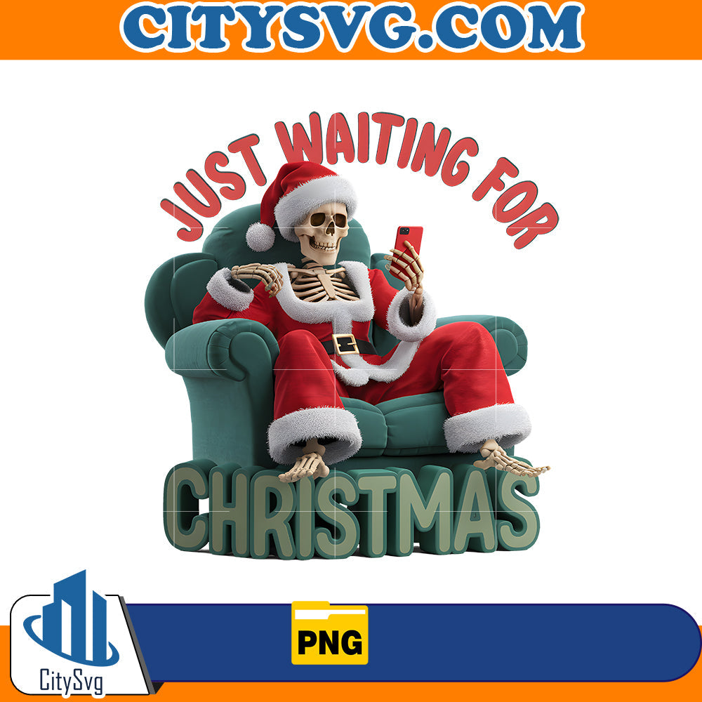 Just waiting for Christmas Png CitySvg
