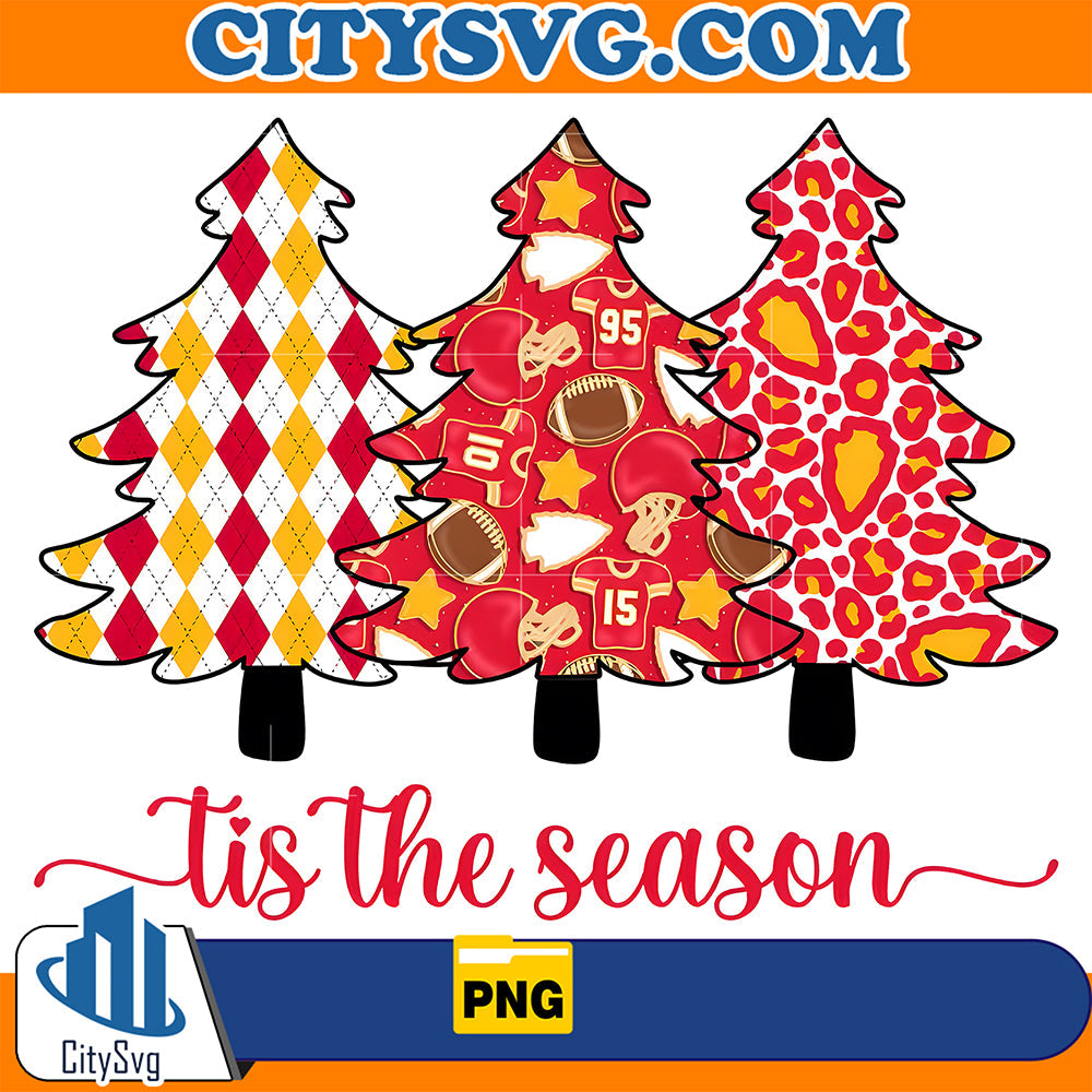 KC Tis the Season Christmas Trees Png CitySvg