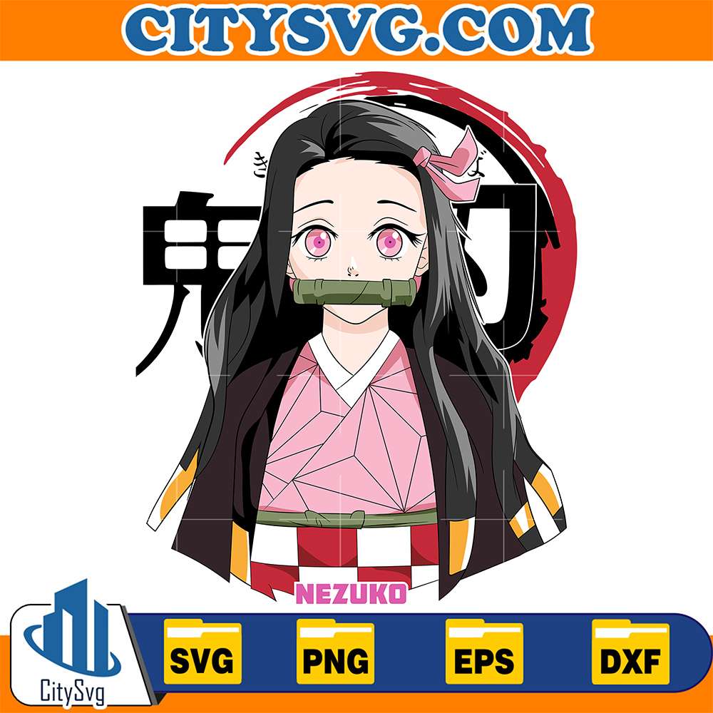 Kamado Nezuko Demon Slayer Svg CitySvg