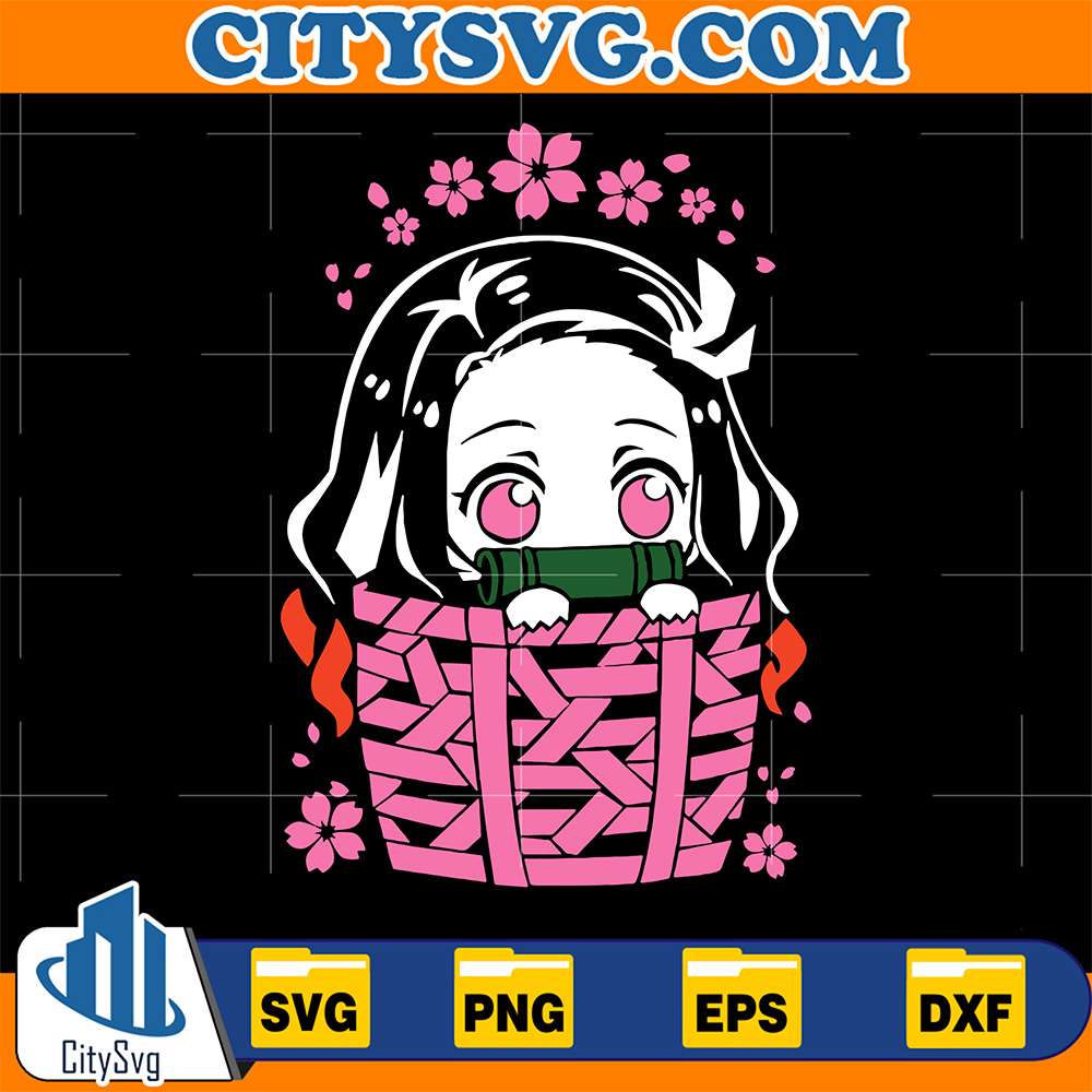 Kamado Nezuko Demon Slayer Svg CitySvg