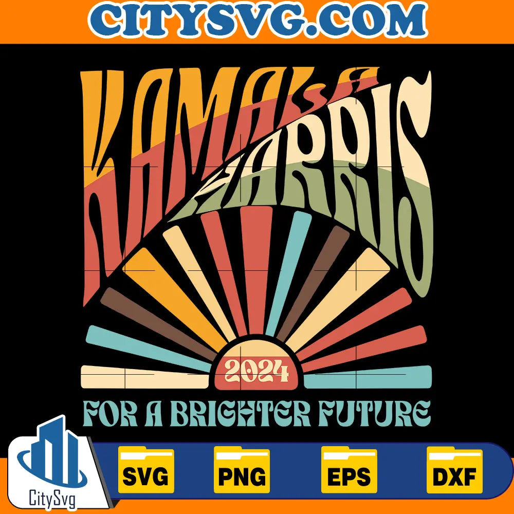 Kamala Harris Boho Aesthetic SVG CitySvg