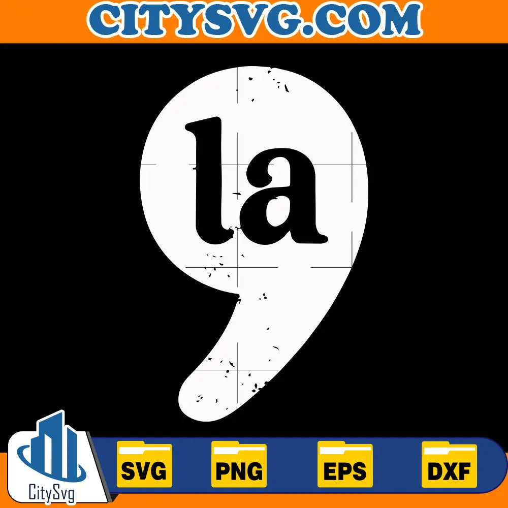 Kamala Harris Comma La Svg CitySvg