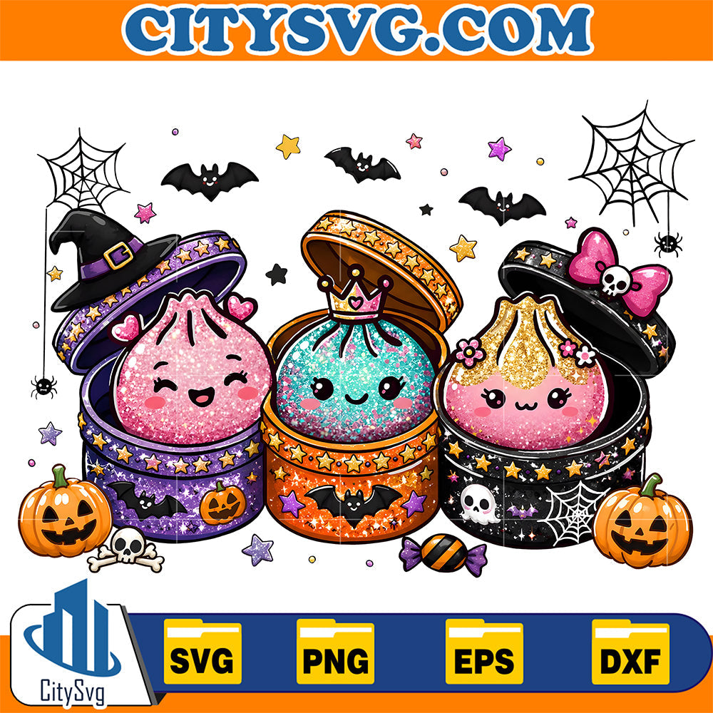 Kawaii-Halloween-Dumpling-Svg