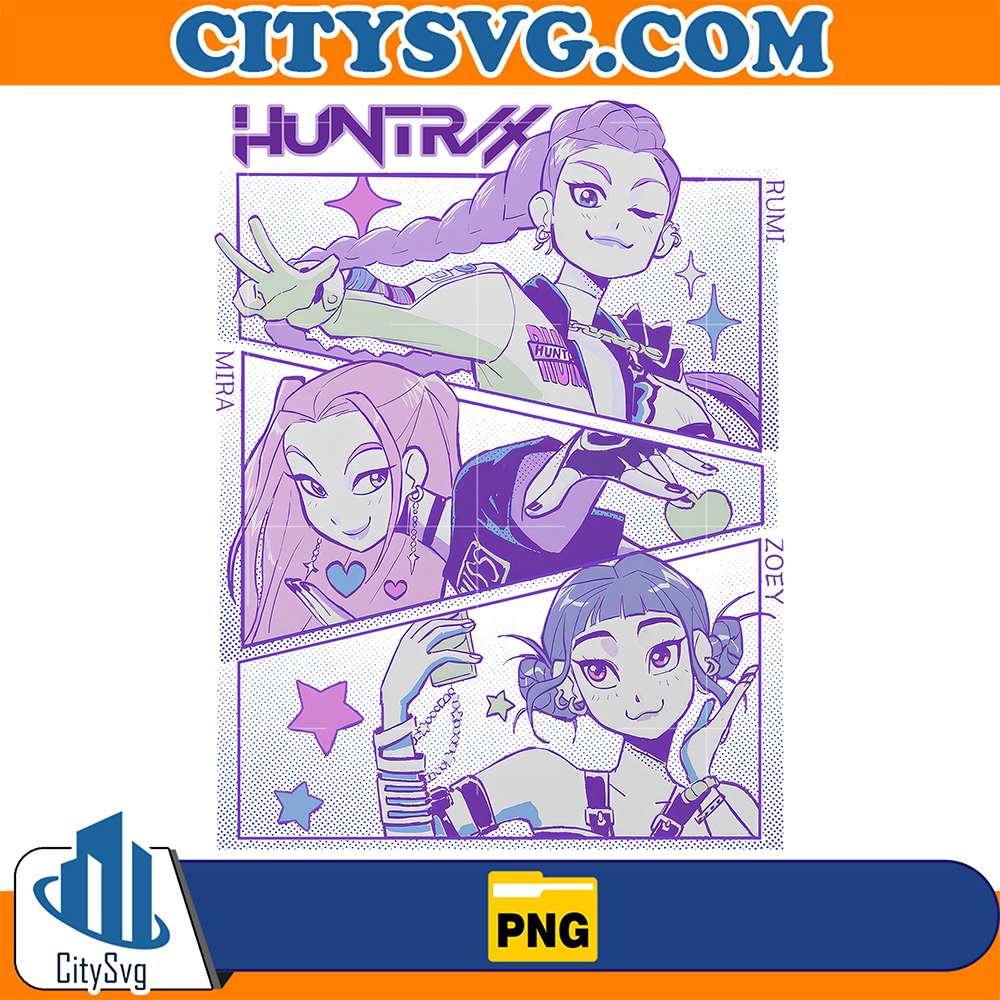 Kpop Demon Hunters Huntrix Png CITYSVG kpop-demon-hunters-huntrix-png-citysvg