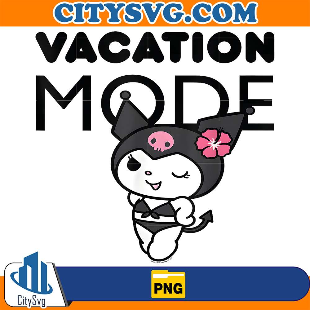 Kuromi-Vacation-Mode-Png