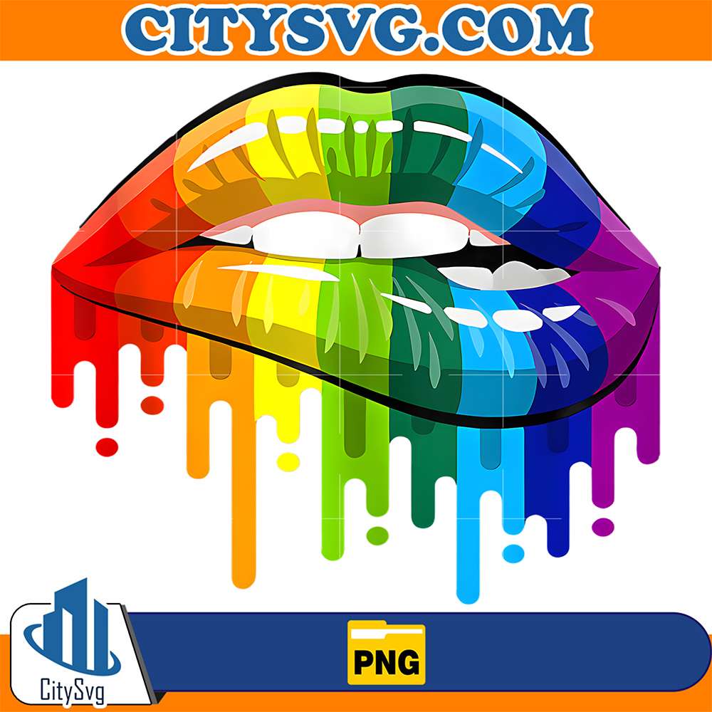 LGBT-Rainbow-Lip-Gay-Pride-Funny-Sexy-Cool-Lesbian-Pride-Png