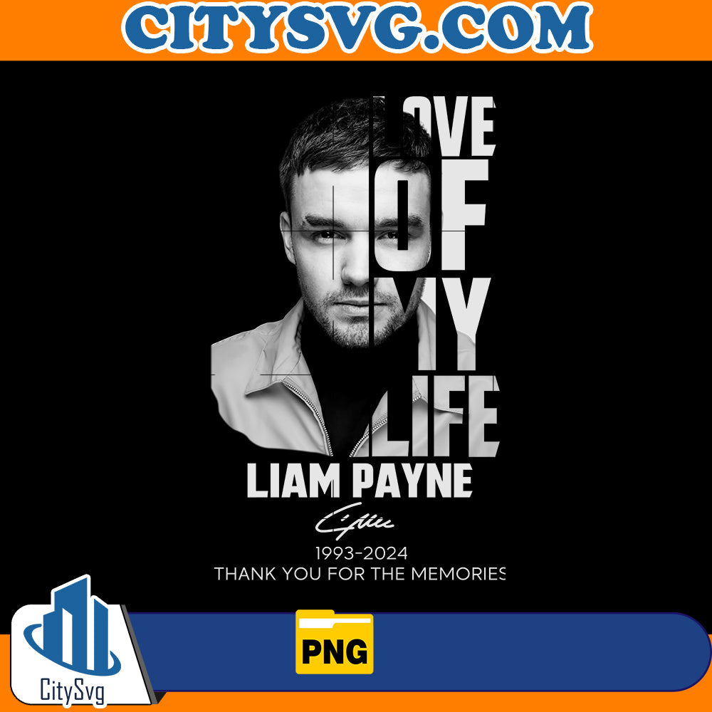 LIAM PAYNE 1993-2024 Png CitySvg
