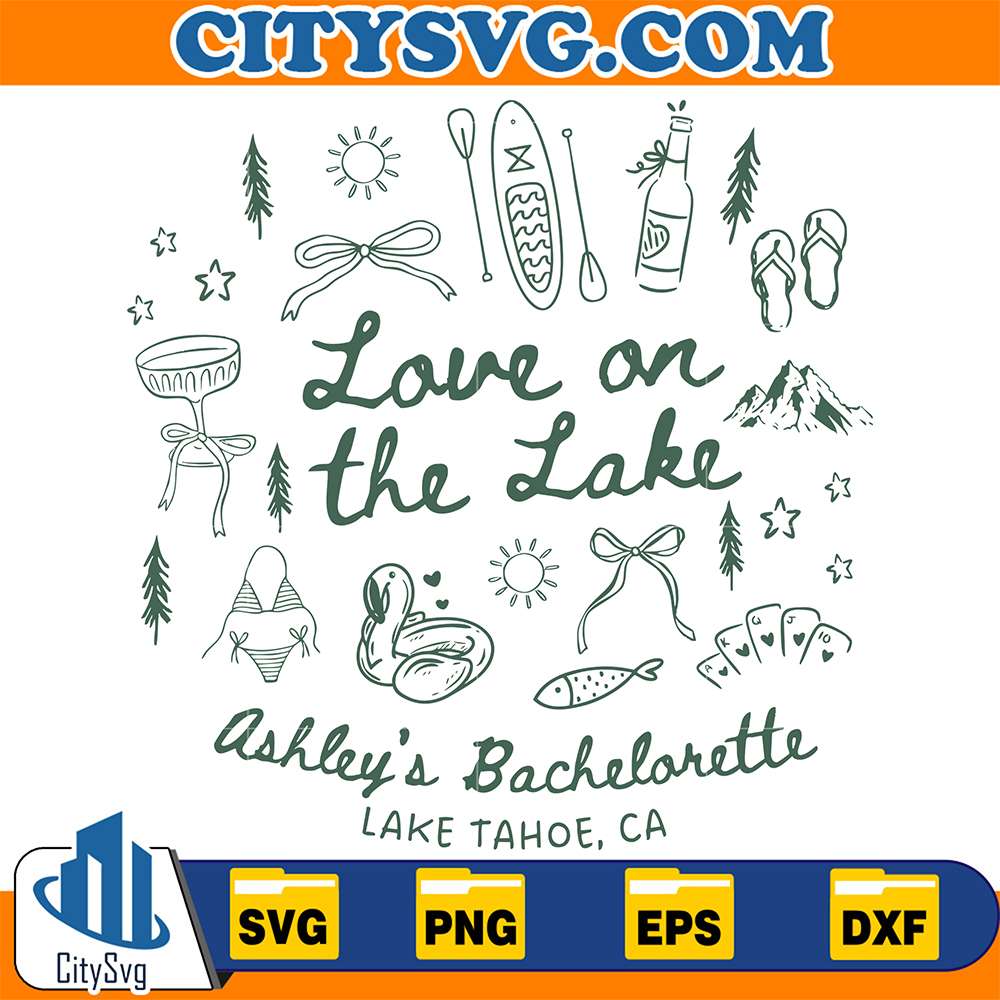 Lake Bachelorette Party Svg CitySvg