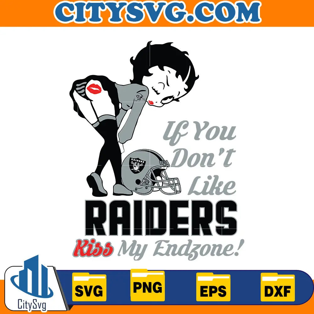 Betty Boop Las Vegas Raiders Svg CitySvg