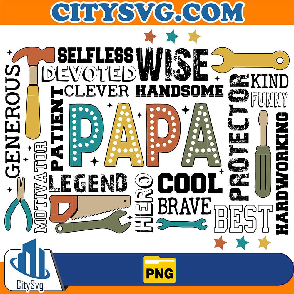 Legend-Cool-Best-Wise-Selfless-Handsome-Papa-Png