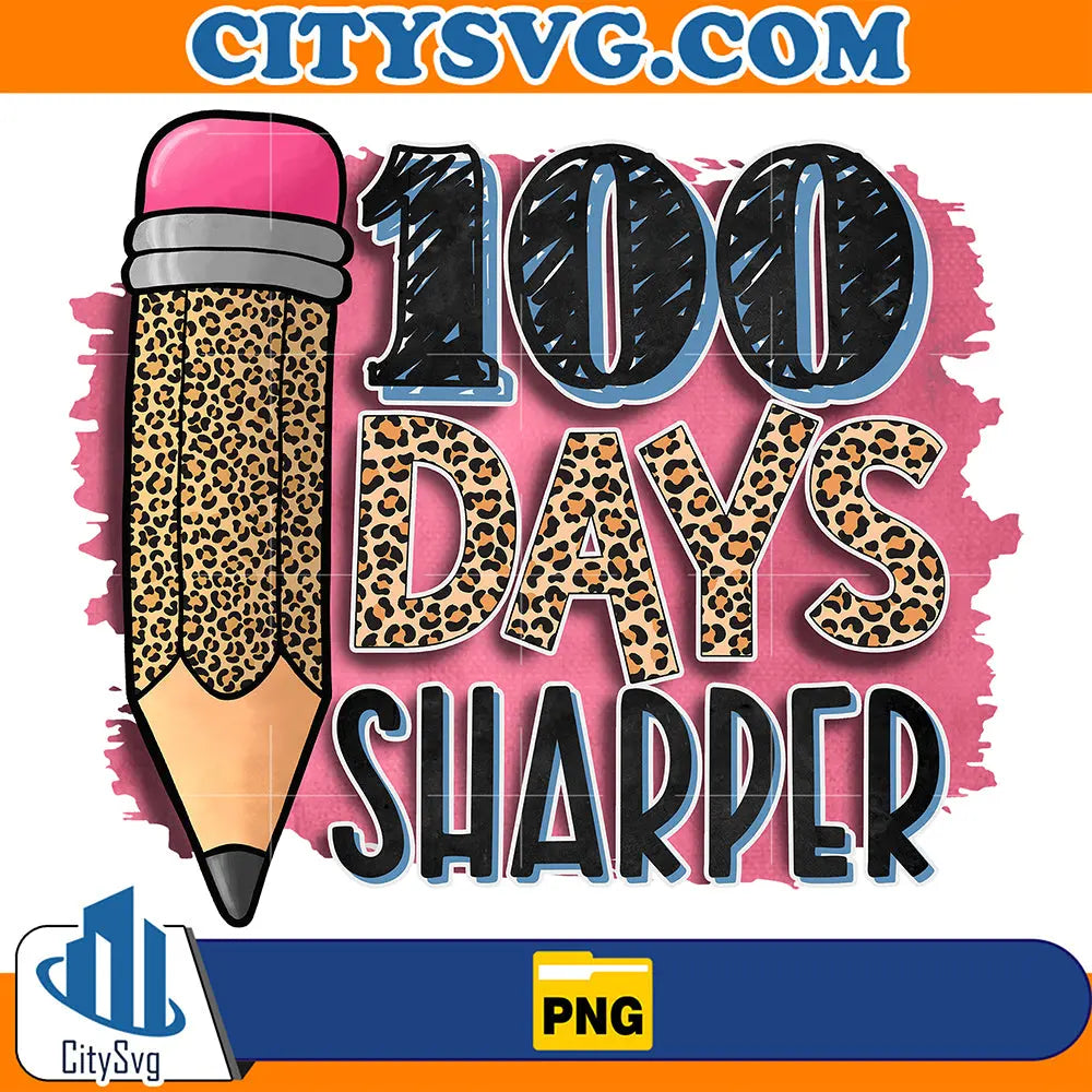 Leopard100DaysSharperPencilPng