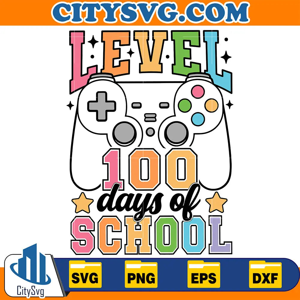 Level100DaysofSchoolGameControllersSvg