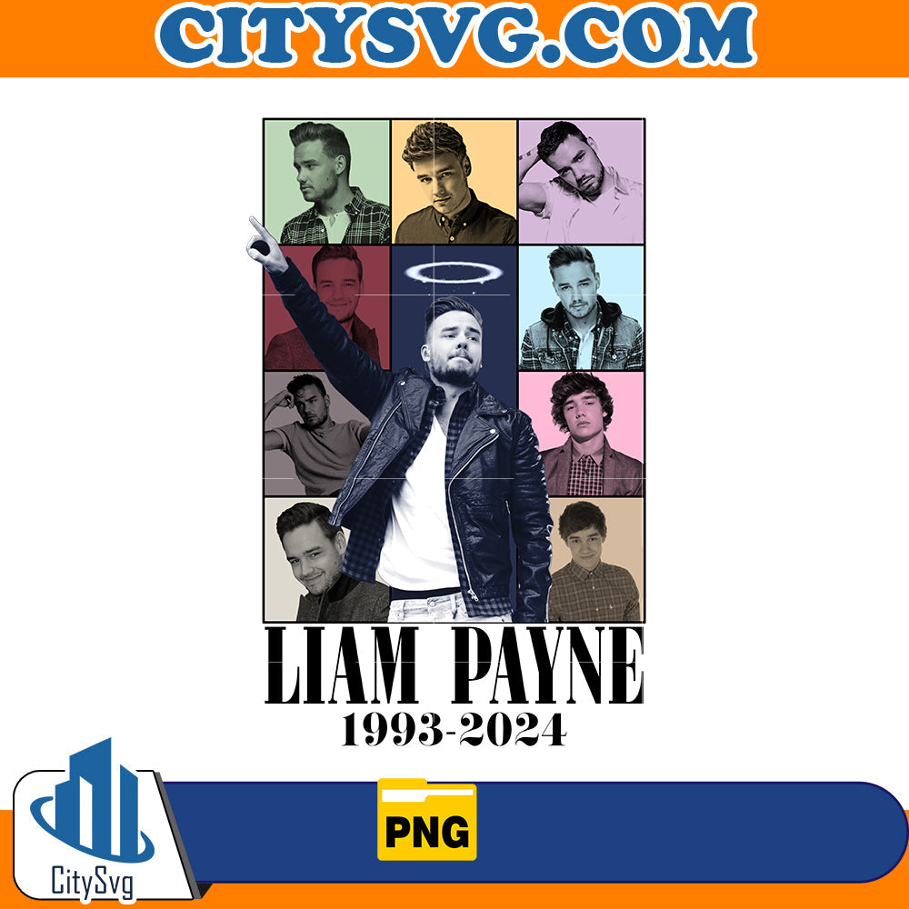 Liam Payne 1993-2024 Png CitySvg