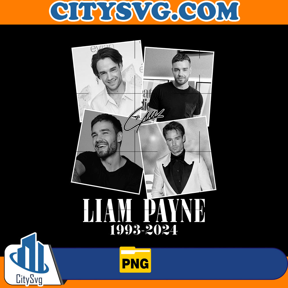 Liam Payne 1993-2024 Png CitySvg