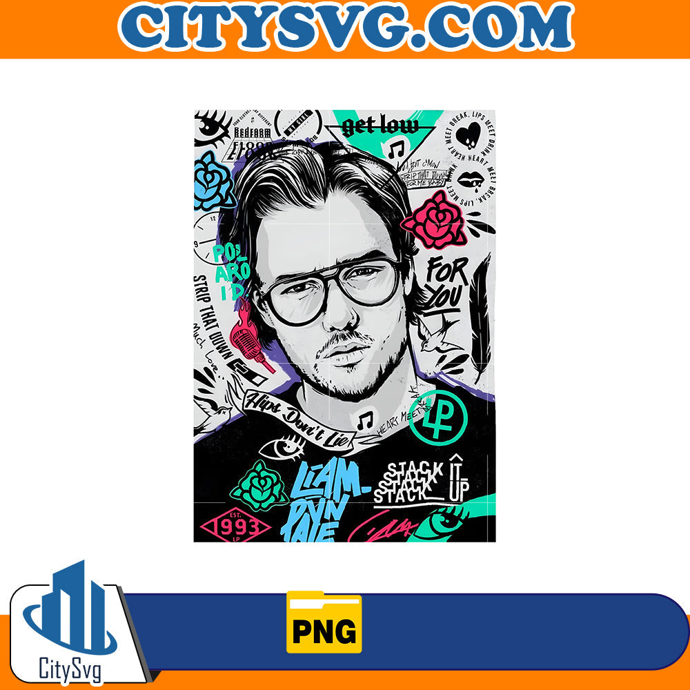 Liam Payne 1993-2024 Png CitySvg