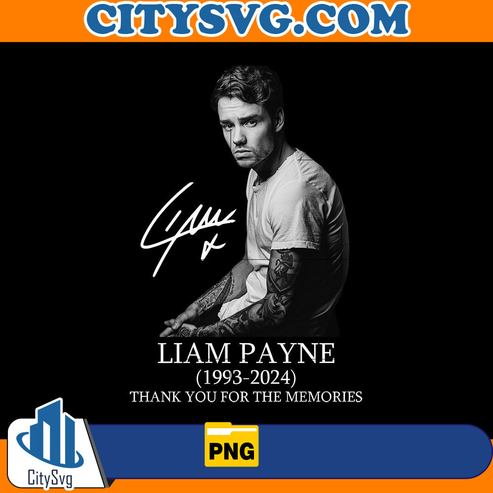 Liam Payne Thank You For The Memories Png CitySvg