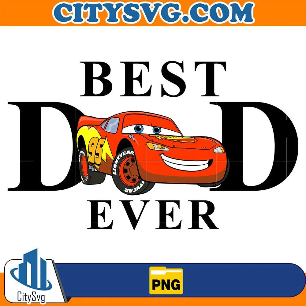 Lightning-McQueen-Best-Dad-Ever-Png