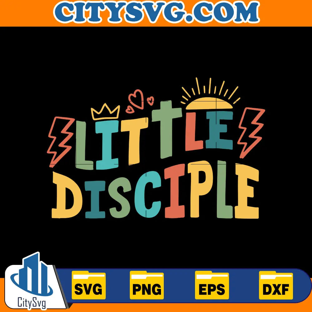 Little Disciple Svg CitySvg