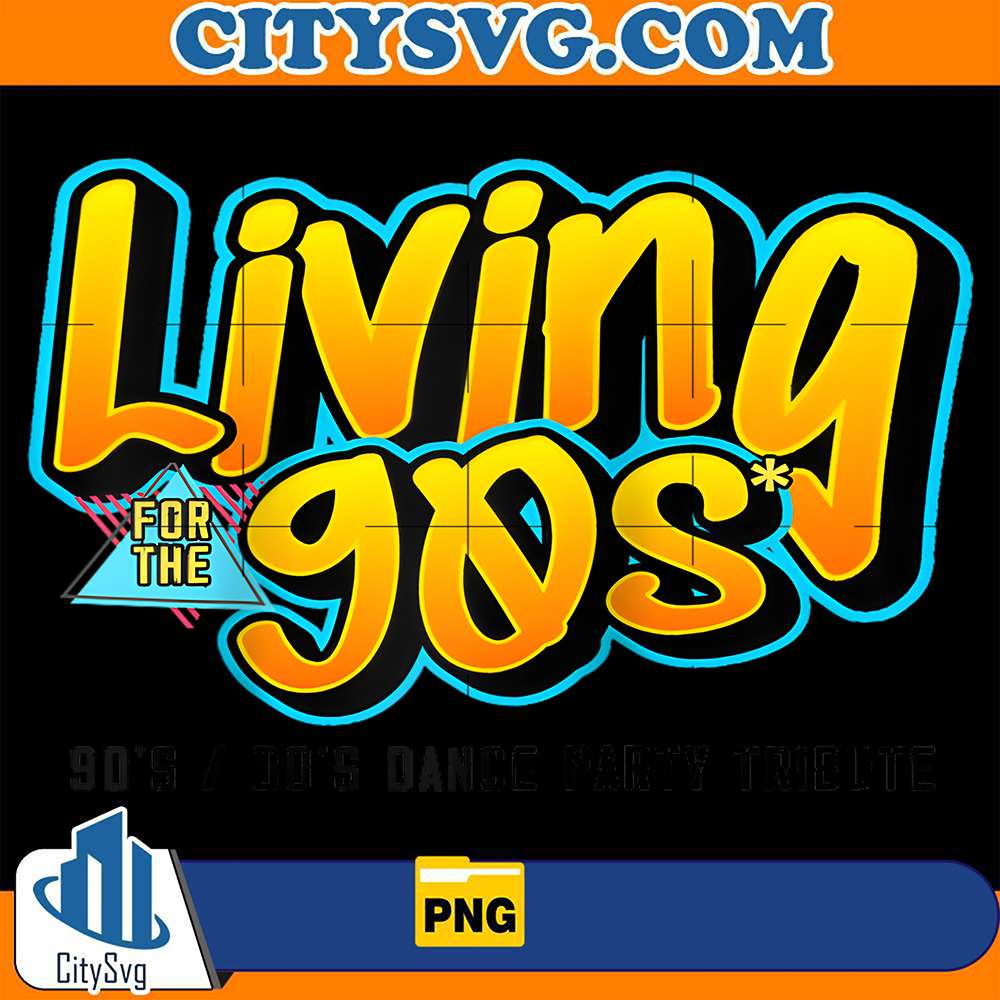 Living-For-The-90s-Raglan-Baseball-Png