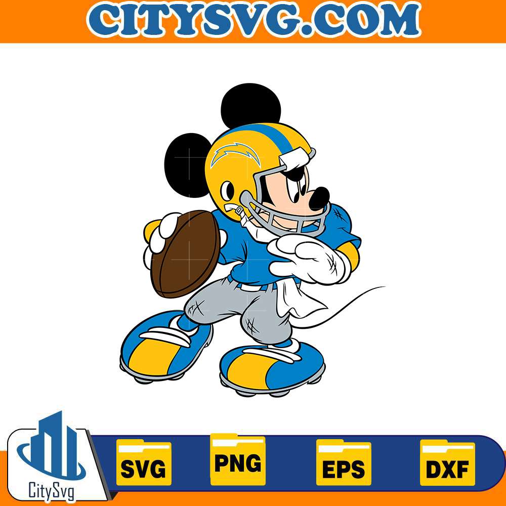 Los-Angeles-Chargers-Mickey-Svg