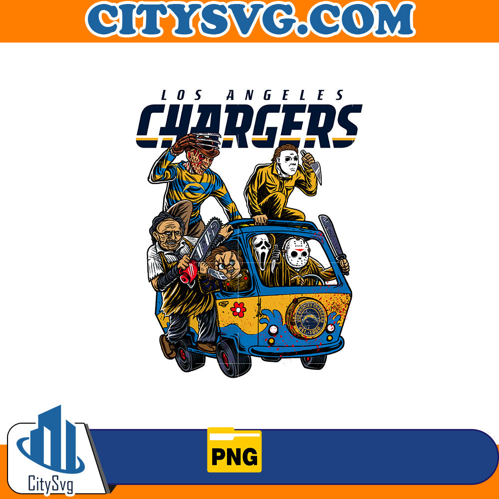 Los Angeles American Football Horror Killer Team Halloween Png CitySvg