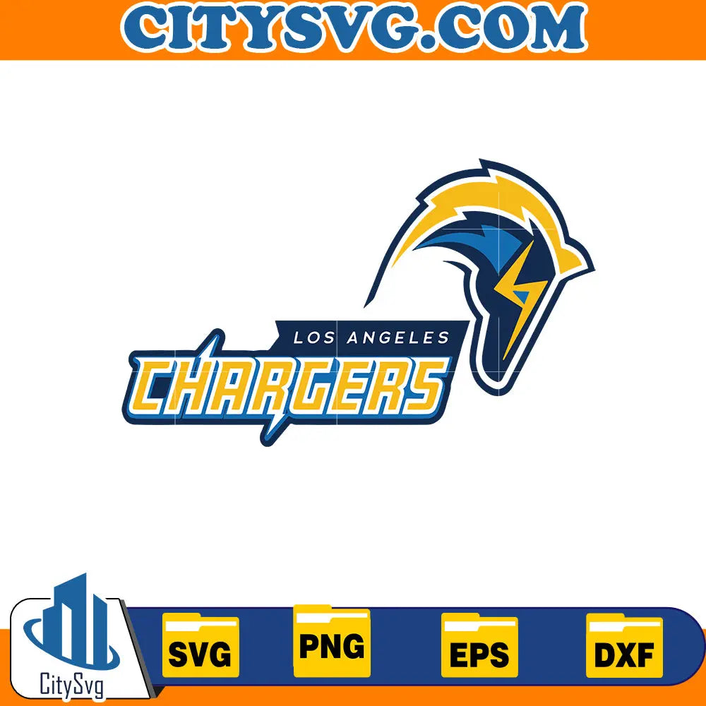 Los Angeles Chargers Svg CitySvg
