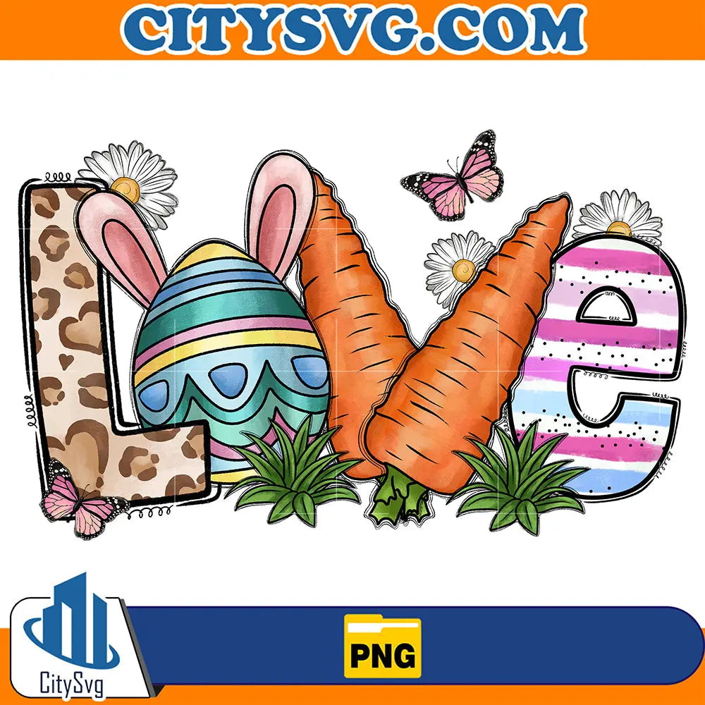 LoveEasterSublimationPng