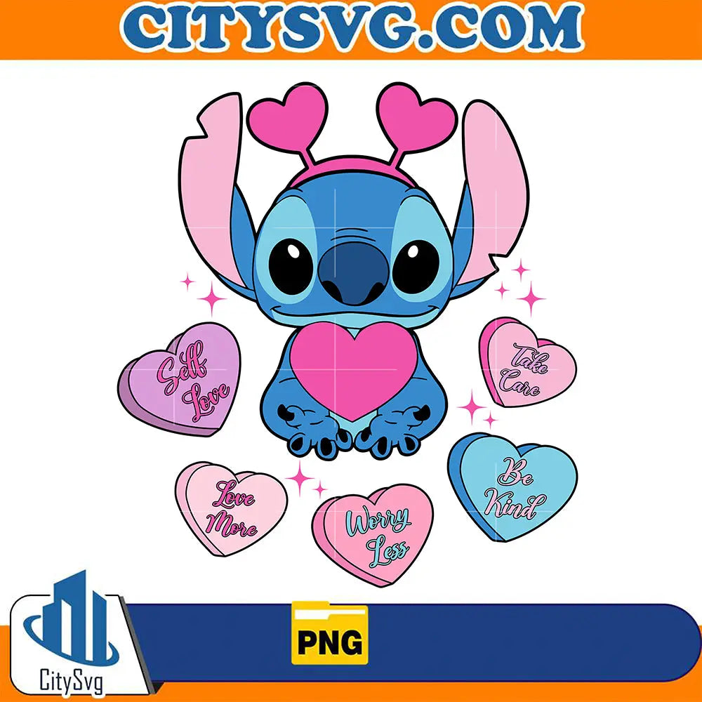 LoveStitchCandyHeartValentinePng