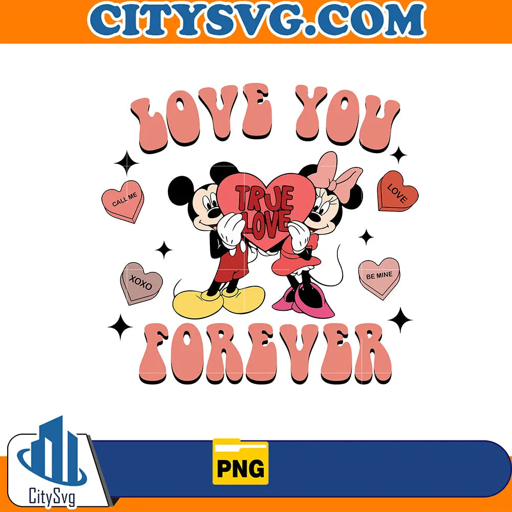 LoveYouForeverTrueLoveValentinePng