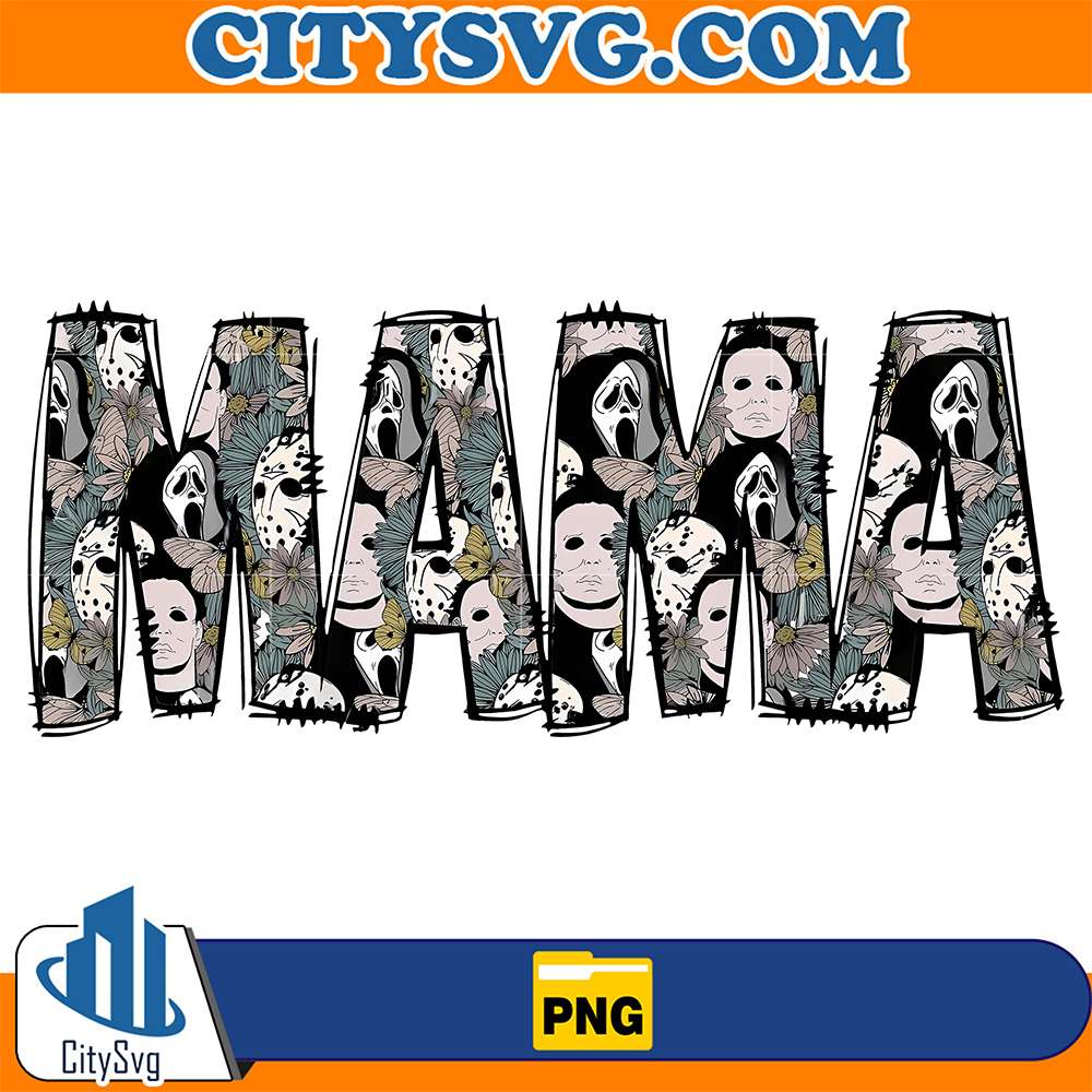 Mama-Horror-Floral-Movies-Png