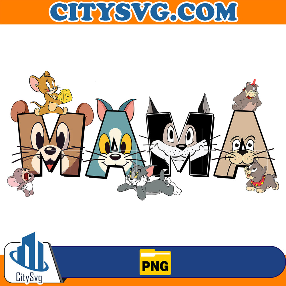 Mama-Tom-And-Jerry-Png