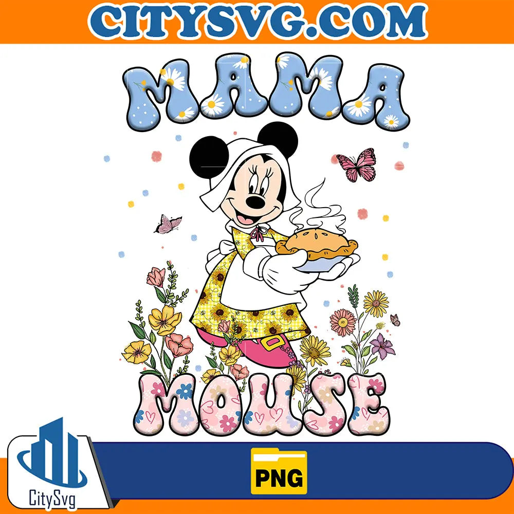 MamaMouseSunflowerPng