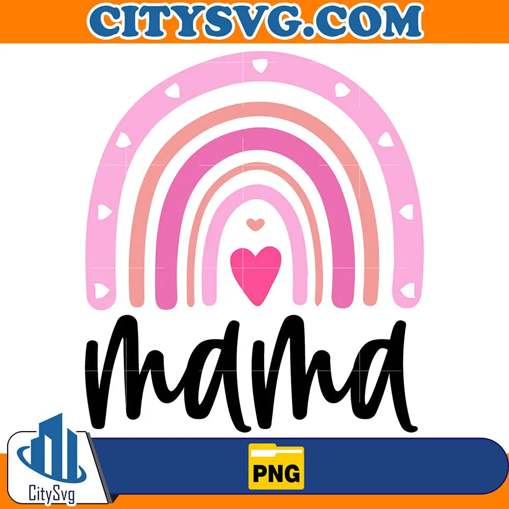 MamaPinkRainbowsPng