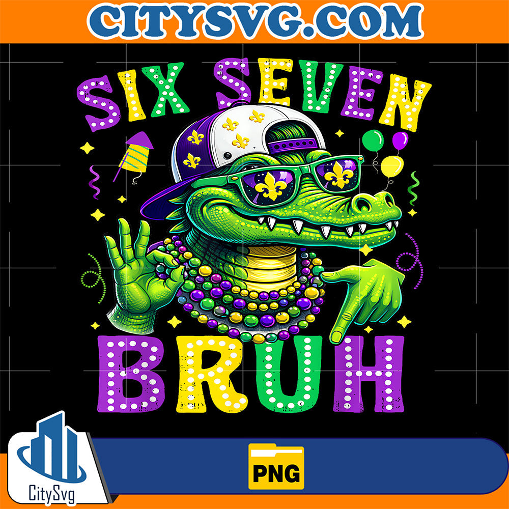 Mardi-Gras-Six-Seven-Bruh-Mardigator-Alligator-67-Png