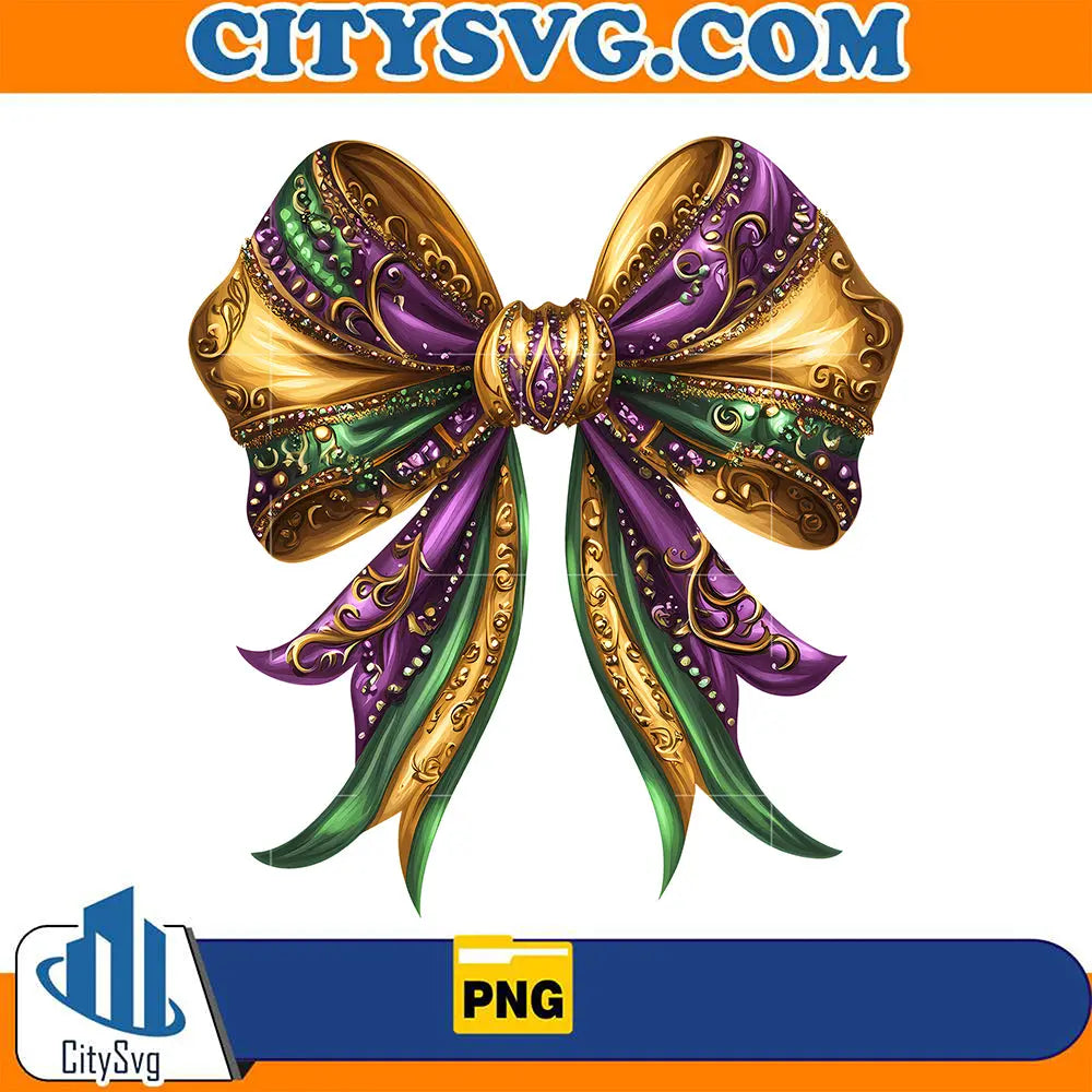 MardiGrasBowPng
