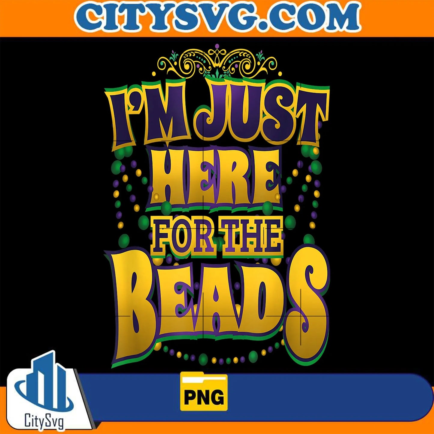 MardiGrasI_mJustHereForTheBeadsPng