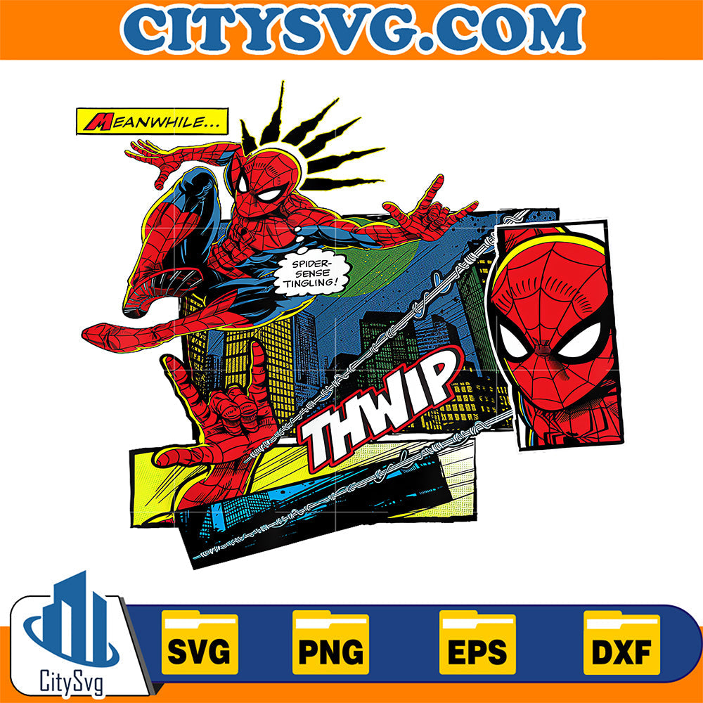 Marvel-Studios-Spider-Man-Brand-New-Day-Spider-Sense-Comic-Svg