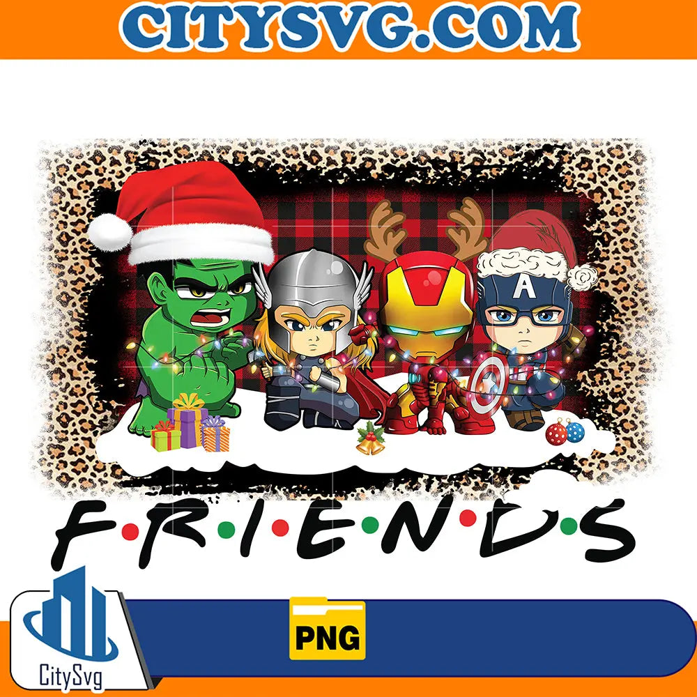 MarvelFriendsAvengersChristmasPng