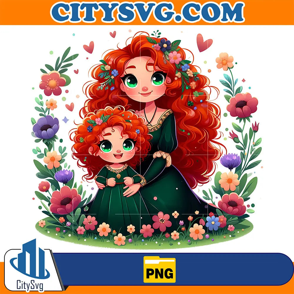 MeridaPrincessAndDaughterPng