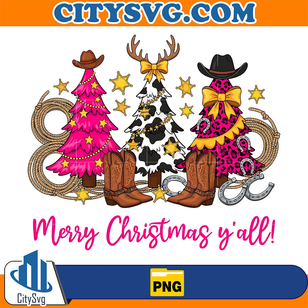 Merry Christmas Y'all Png CitySvg
