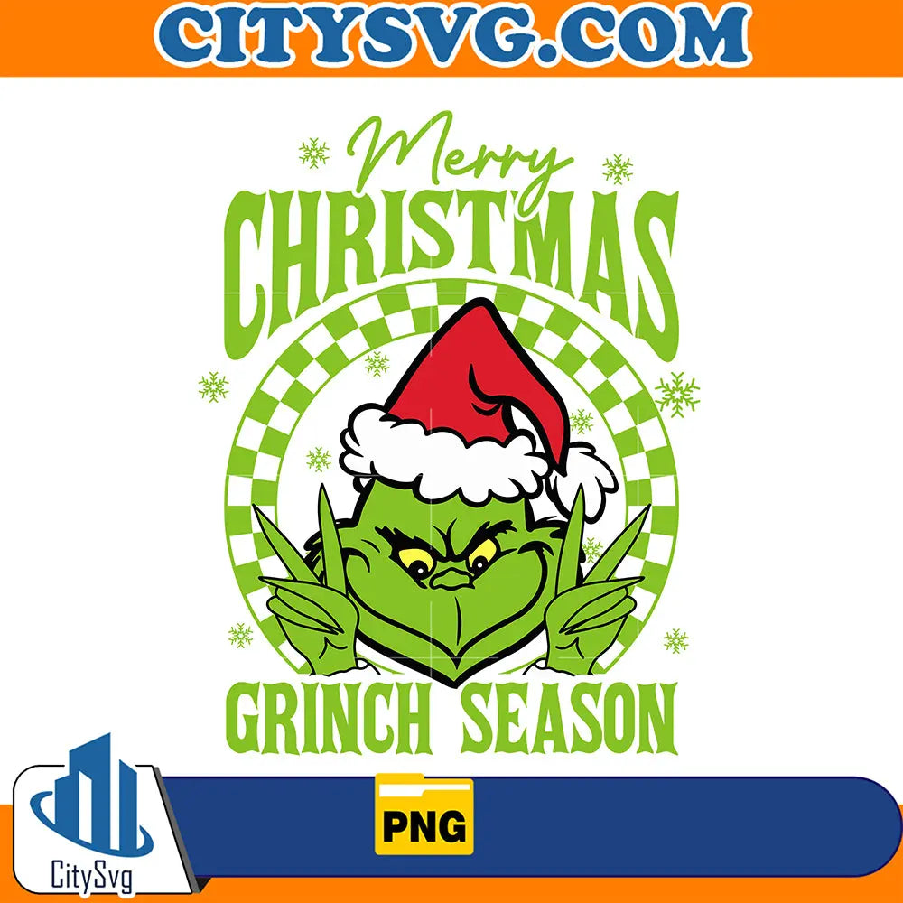 MerryChristmasGrinchSeasonChristmasPng