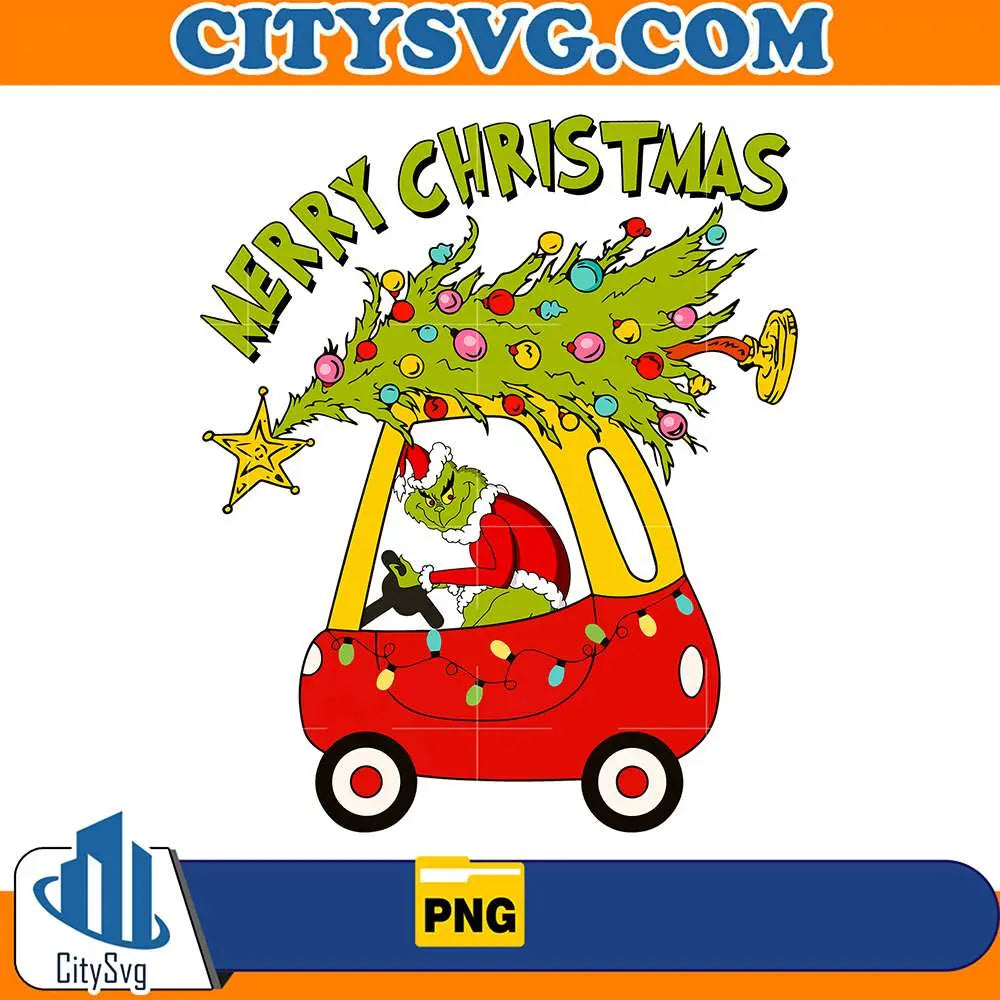 MerryChristmasGrinchTreePng