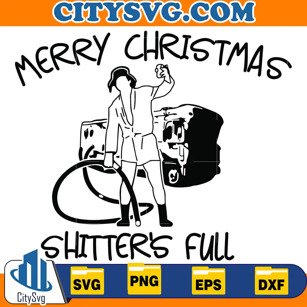 MerryChristmasShittersFullSvg
