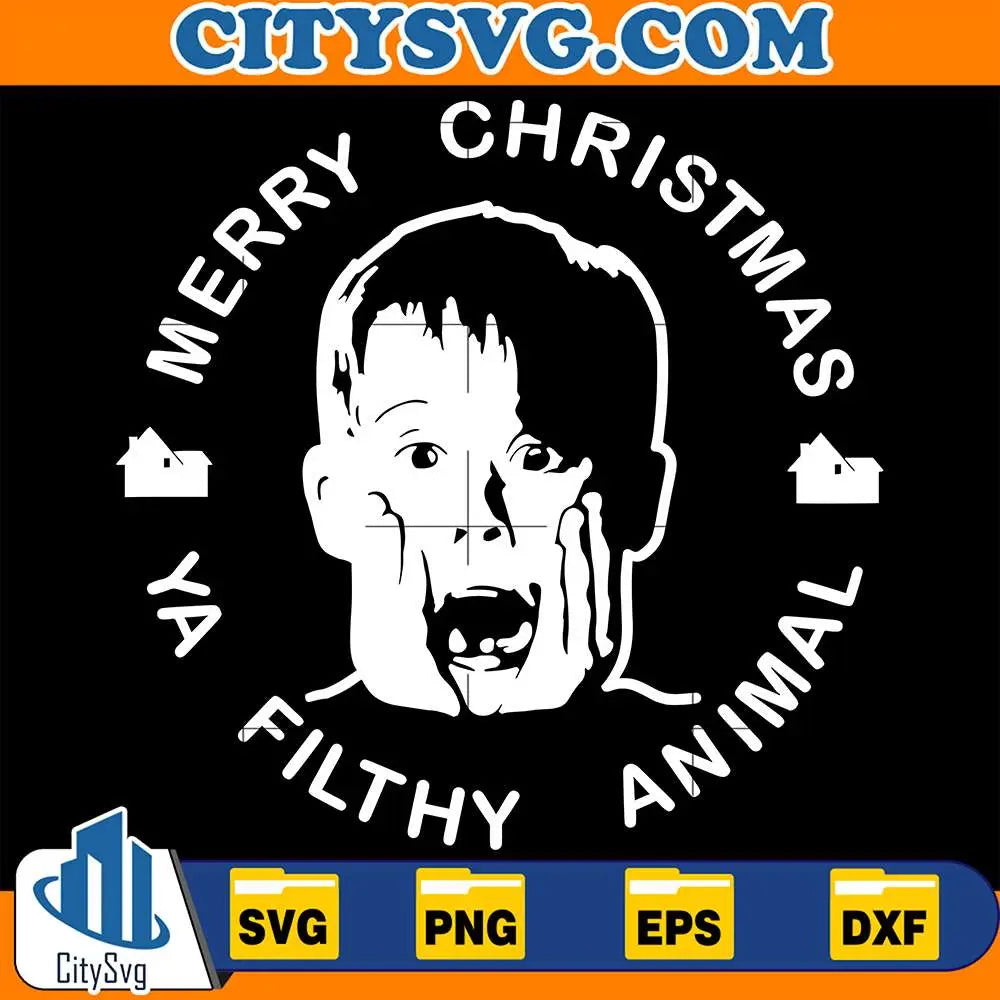 MerryChristmasYaFilthyAnimalSvg