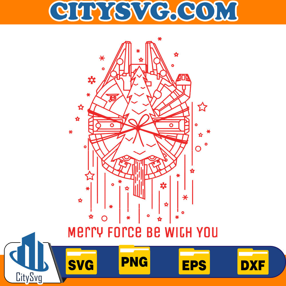 Merry Force Be With You Star Wars Svg CitySvg
