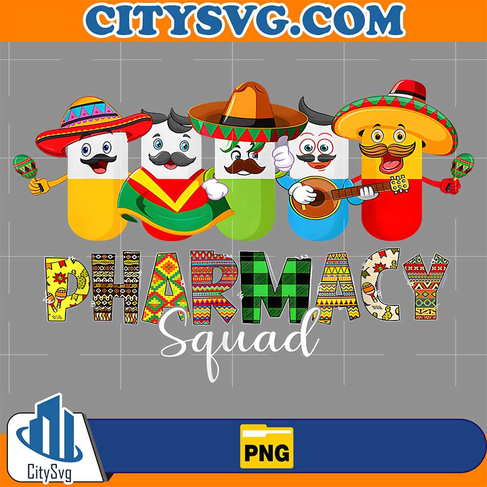 Mexican-Fiesta-Party-Pharmacy-Squad-Png