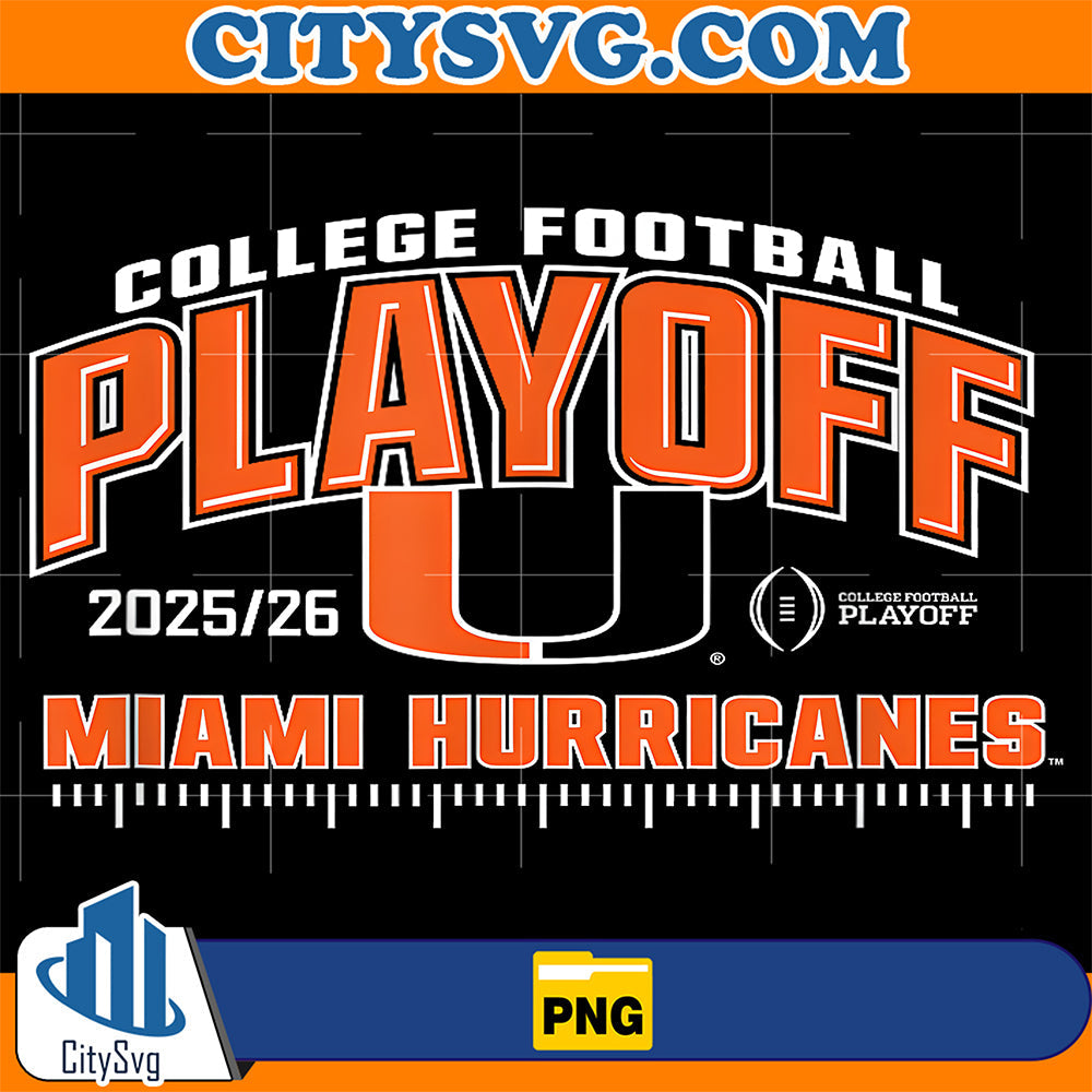 Miami-Hurricanes-College-Football-Playoff-CFP-2025-26-Green-Png