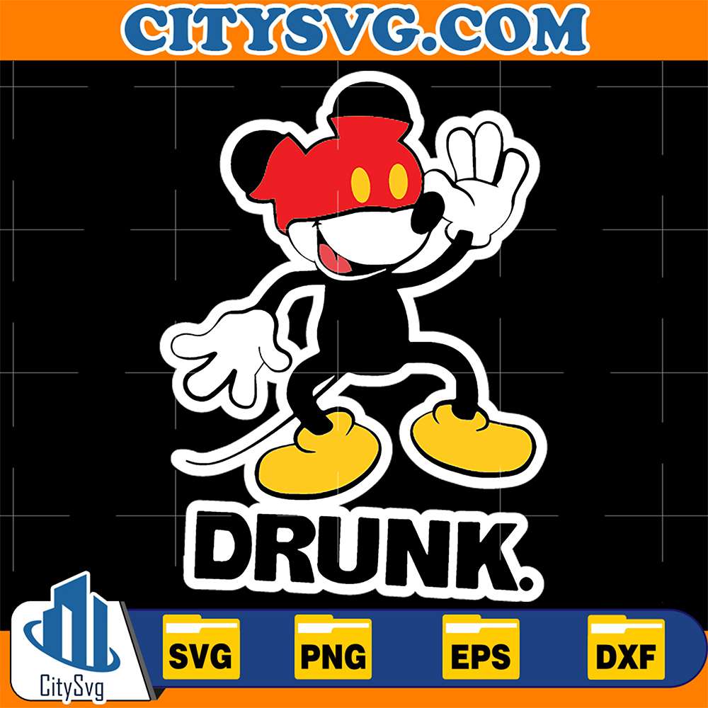Mickey-Drunk-Svg