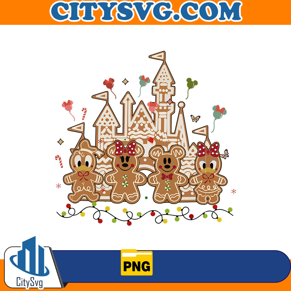 Disney Christmas Gingerbread Cookies Png CitySvg