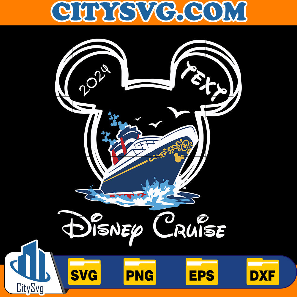Mickey Cruise Family Vacation 2024 Svg CitySvg